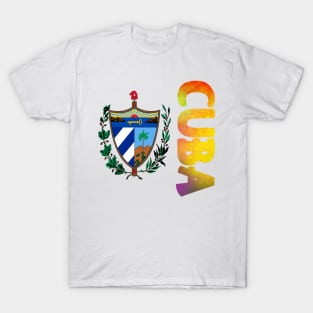 Cuba Coat of Arms Design T-Shirt